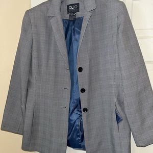 Grey business casual blazer